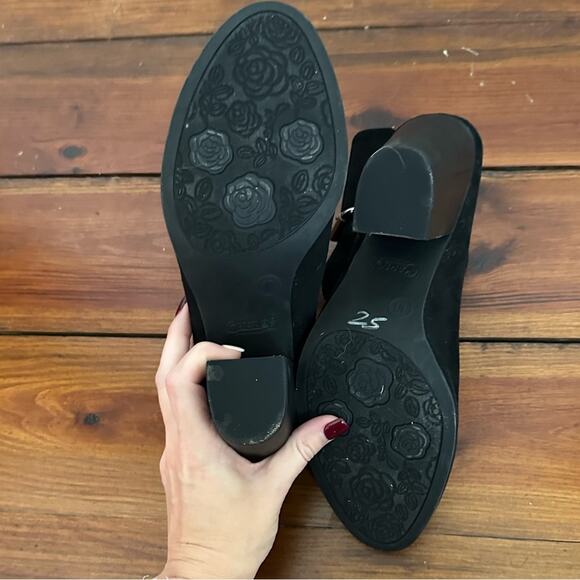 Carlos Santana Black Suede Size 10 - Picture 4 of 7